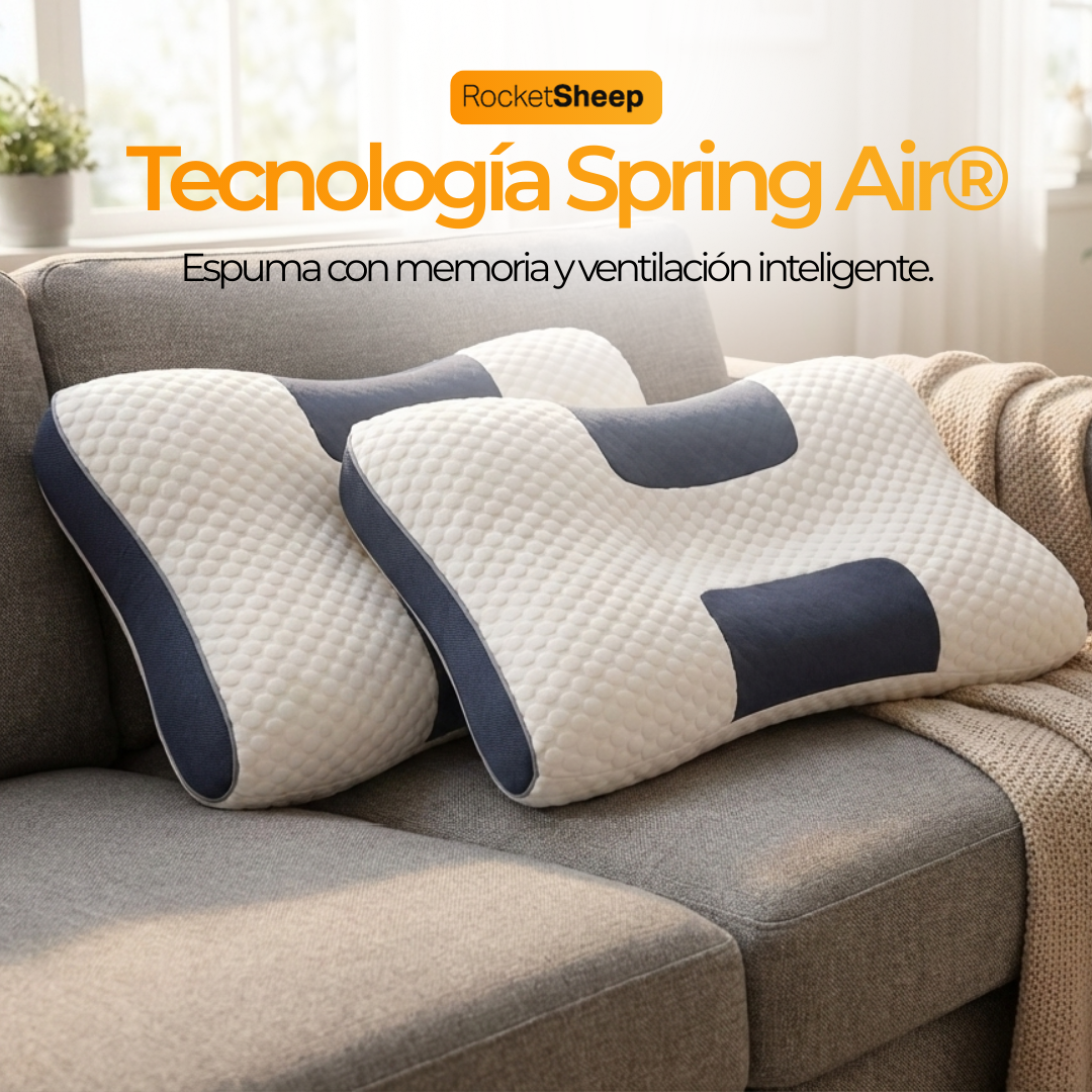 Par de Almohadas Cervical Pro |Spring Air®|